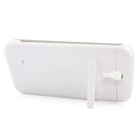 Leather Power Pack External Battery Case for Samsung I9200 - Two-color Optional