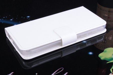 Flip Leather Cover Stand Case for ZOPO ZP998 Smartphone White