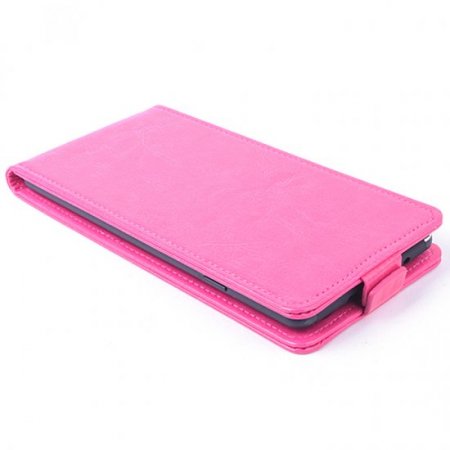 Leather Flip Cover Case Protect Case for Elephone G7 Smartphone Rose