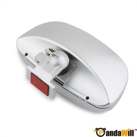 Convex Wide Angle Adjustable Car Blind Spot Mirror Silver Fast shipping