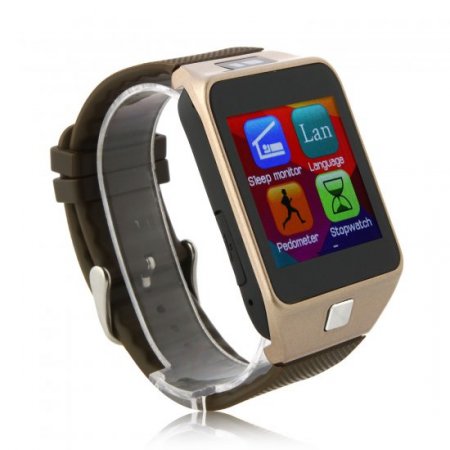 V8 Smartwatch Bluetooth 4.0 Sync Pedometer Sleep Monitor Remote Camera for Smartphone