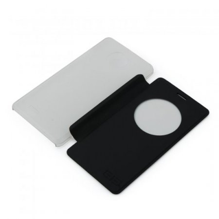 Original Protective Case S-View Flip Cover for Elephone P3000S P3000 Smartphone- Black