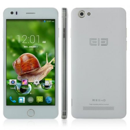Elephone P6i Smartphone Android 4.4 MTK6582 5.0 Inch QHD Screen OTG White+Silver