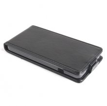 Protective PU Leather Flip Case for Foxconn InFocus M512 Smartphone Black