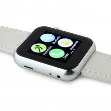 Atongm AW08 Bluetooth Watch Smart Watch with Call MMS Pedometer Anti-lost White