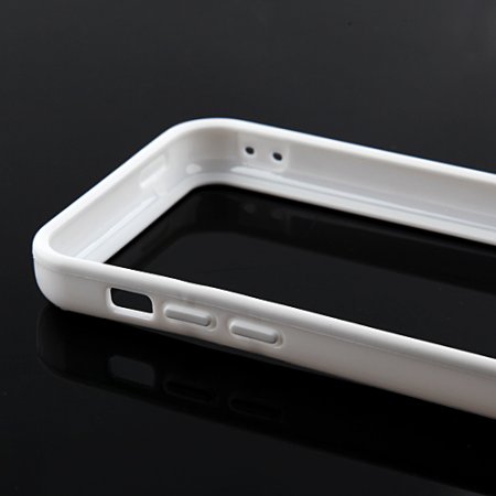 New Fashion Plastic Bumper Case For iPhone5c - White