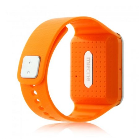 MIFone W15 2.5D Sapphire Glass Smart Bluetooth Watch 1.5"Screen TPSiV Safe Strap Orange