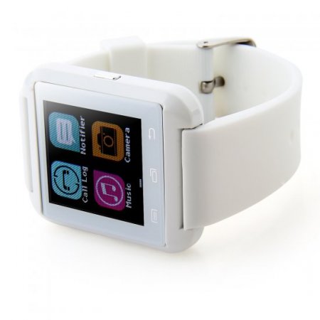 U Watch U8 Plus Smart Bluetooth Watch 1.44" Screen for iOS & Android Smartphones White