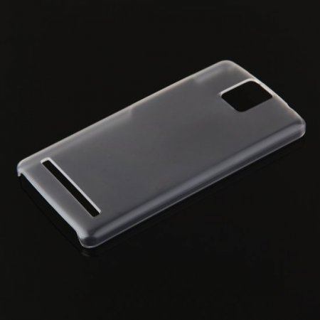 Original Plastic Transparent Protective Back Cover Case for THL 2015 Smartphone White