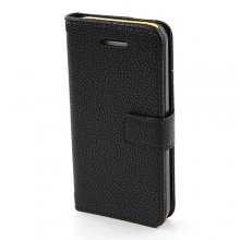 Magnetic Closure Protective Flip Cover Stand Litchi Stripe Leather Case for iPhone5c