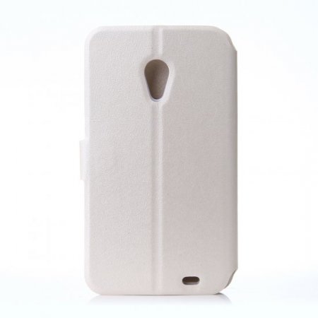 Fashion Flower Show Leather Stand Case Cover for MEIZU MX2 Smartphone White