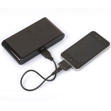 20000mAh Power Bank for iPad/iPhone/Android Phone Black