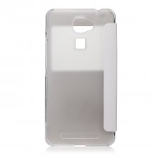 Original Protective Case S-view Flip Cover Case for Oukitel U8 Smartphone White