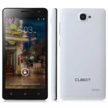 Cubot S168 Smartphone Android 4.4 MTK6582 Quad Core 1GB 8GB 5.0 Inch QHD Screen White
