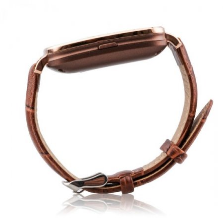 OUKITEL A28 Smart Bluetooth Watch 1.54 Inch IPS Heart Rate IP53 for iOS Android- Golden