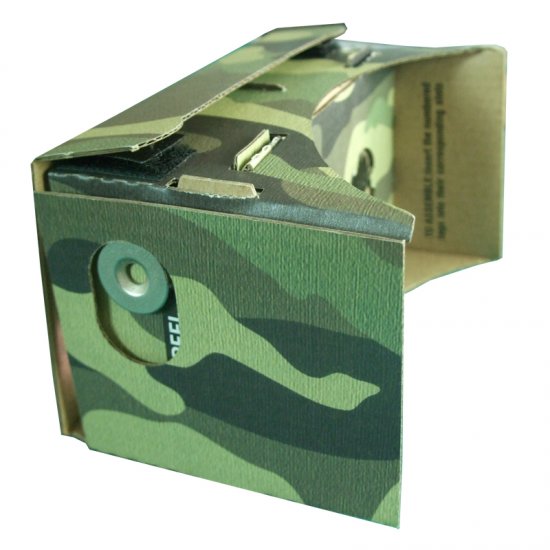 DIY Google Cardboard Virtual Reality 3D Camouflage Skin version Glasses for Smartphones