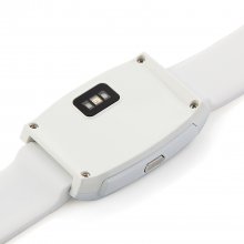 U Watch UX Bluetooth Watch Heart Rate Monitor for iOS And Android Smartphones White