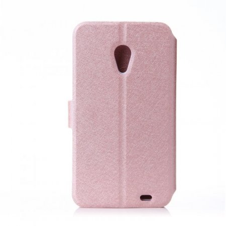 Fashion Flower Show Leather Stand Case Cover for MEIZU MX2 Smartphone Champagne