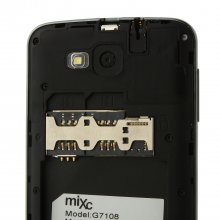 MIXC G7108 Smartphone Android 4.2 MTK6572W Dual Core 4.3 Inch 3G GPS Black