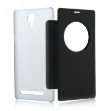 Original Leather Flip Cover Case for Mlais M52 Smartphone Black