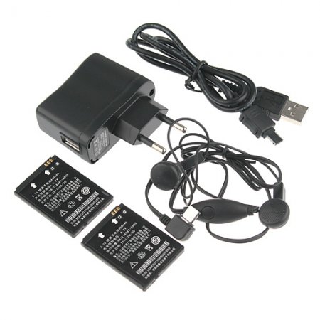 S9110 Quad Band Watch Phone 1.8 Inch Touch Screen Bluetooth Camera with Bluetooth Earphone - Brown