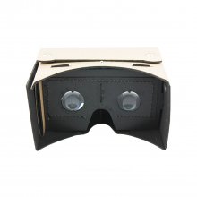 DIY Google Cardboard PU leather Material Virtual Reality 3D Glasses for Mobile Phones