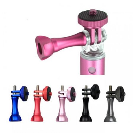 Portable Aluminum Standard 1/4 Screw Port Cradle Head for Monopod Selfie Stick