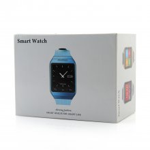 S39 Smart Watch Phone 1.54 Inch Touch Screen Bluetooth Camera FM Black+Silver