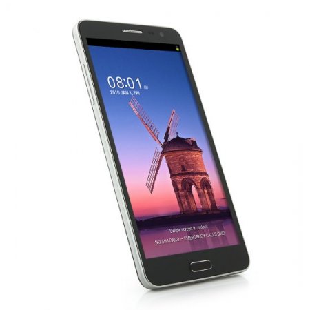 N9000 Smartphone MTK6582 1GB 8GB 5.7 Inch IPS Screen 3G OTG Gesture Sensing - Black