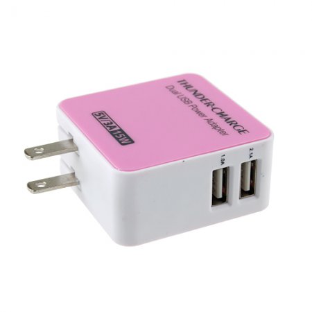5V 3A Dual USB Power Adapter