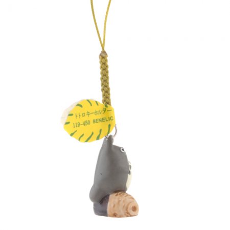 Vivid Totoro Style Resin Cellphone Pendant with Green Strap