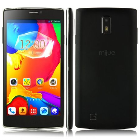 Mijue G6 Smartphone Android 4.4 MTK6572W Dual Core 5.5 Inch Smart Wake 3G Black