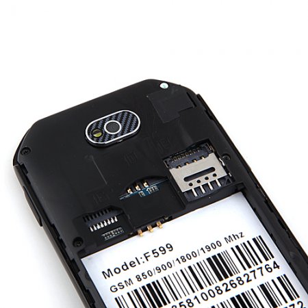 F599 Smartphone Android 2.3 MTK6515 3.4 Inch TFT Capacitive Screen - Black