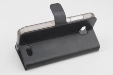 Protective PU Leather Flip Case for ZOPO ZP700 Smartphone Black
