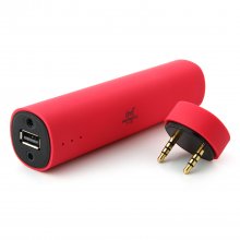 IHT P-i8 4000mAh Portable Mini Speaker Power Bank for Smartphone Red