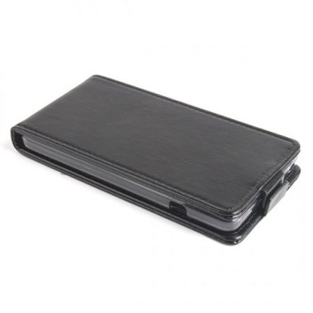 Protective PU Leather Flip Case for Foxconn InFocus M512 Smartphone Black