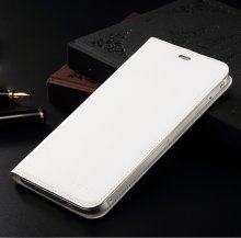 Original Protective Case Flip Cover Case PU Case for UMI IRON Smartphone- White