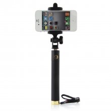 Dispho Original Bluetooth Selfie Stick Integrated Foldable Smart Shooting Aid Gold