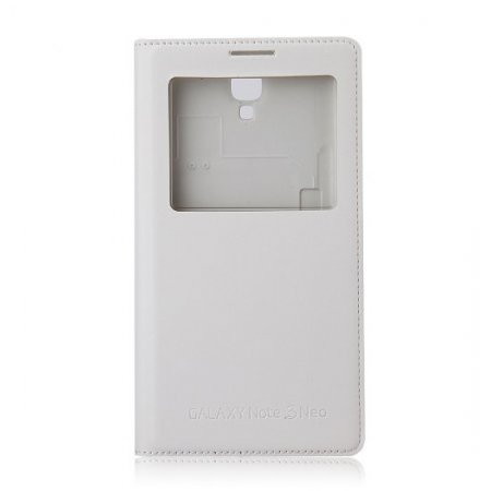Protective Flip Cover Case for Samsung GALAXY Note 3 Neo Smartphone White