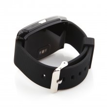 U Watch UX Bluetooth Watch Heart Rate Monitor for iOS And Android Smartphones Black