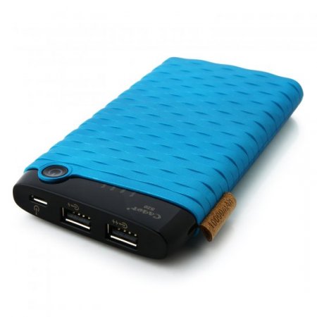 Cager S13 10000mAh Portable Dual USB Output Power Bank for Smartphones Tablet PC Blue