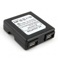 Foldable Dual USB Power AC Adapter 2 Color Optional