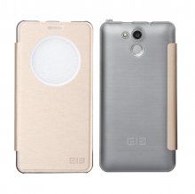 Original S-View Flip Cover Protective Case Battery Case for Elephone P7000- Golden