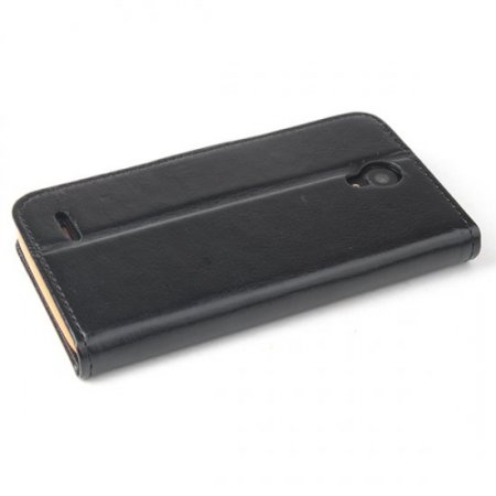 Protective PU Leather Flip Case for JIAYU G2F Smartphone Black