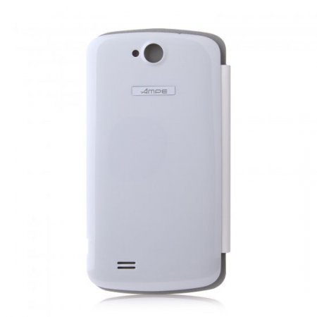 White Filp Case Battery Cover Case For AMPE A605 Smartphone & SANEI G606 Smartphone