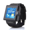 I6 Watch Phone 1.54 Inch MTK6577 Android 4.0 Camera 4GB GPS 3G - Black
