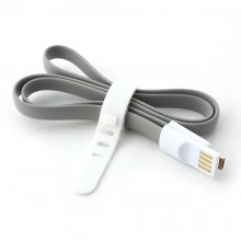 Lumen Stone Line 12000mAh Dual USB Power Bank with Flashlight Silver