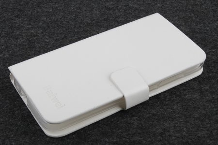 Protective PU Leather Flip Case for ZOPO ZP700 Smartphone White
