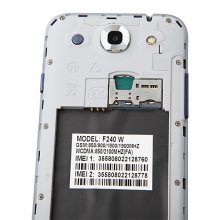 F240W Smartphone Android 4.2 MTK6582 Quad Core 1.3GHz 5.3 Inch 3G GPS Gesture Sensing -Dark Blue