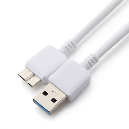 High-speed USB 3.0 Data Cable Samsung Note 3 White